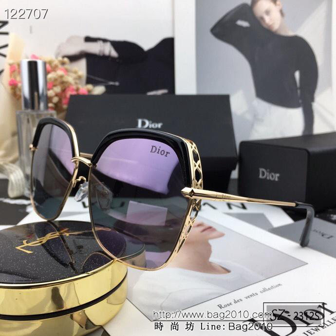 DIOR-迪奧 2019新款 太陽鏡 減輕強光負擔 遮擋有害光線防輻射 出行旅遊必備品 2312S  lly1196